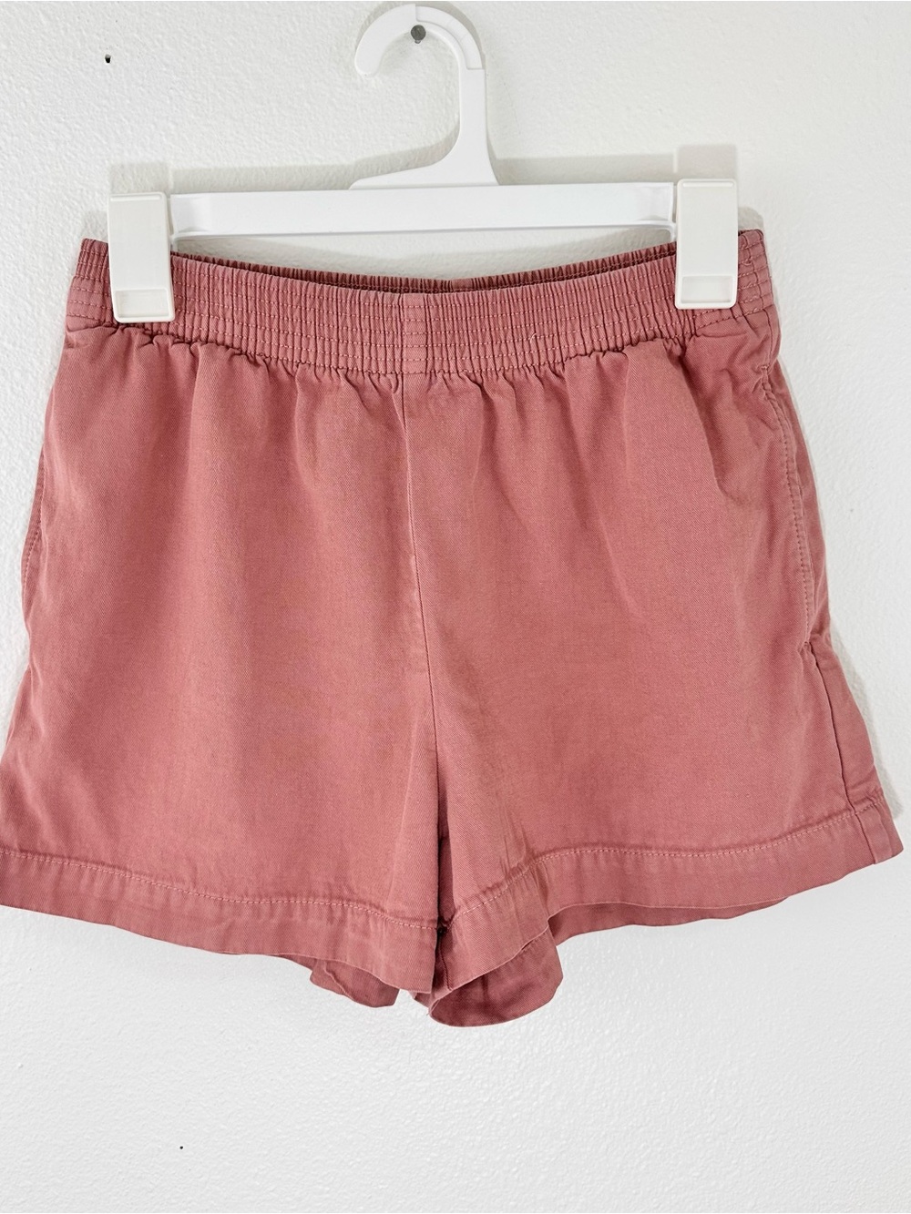 Wilfred Free Shorts Cotton Linen Blend Small Dusty Rose Summer Shorts